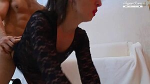 Petite Brunette Linda Casting Fucked Doggystyle Deepthroat Gaping