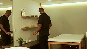 wanna see me ride this bbc masseuse? tight pussy grips hard!
