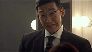 kim seo young im sung eon fucked doggystyle by police butcher shop