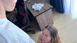 hey stepson watch stepdad teach you to fuck squirting pussy right?
