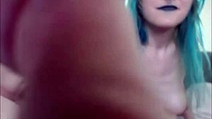 shemale couple amateurs blowjob handjob webcam crossdressing fun