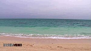 hina maeda and hot asian girls passionately fuck suck each other beach jav