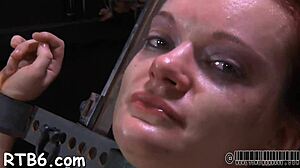 Sweet Cage Girl Bound for Rough Pussy Punishment Fuck!