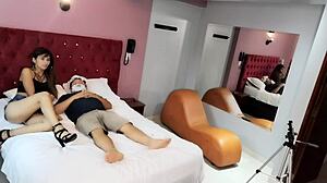 Old Bearded Man Gets Blown by Young Prostitute Part 1