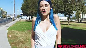 Jewelz Blu Vibrator Pussy Orgasm Public Moan Control