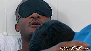 two handsome hunks fuck hard while third strokes massive black cock!