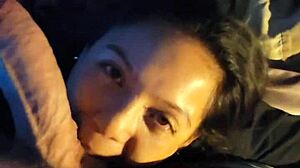 POV CUTIE GAGS ON MASSIVE BWC DEEPTHROAT SUCK CHALLENGE