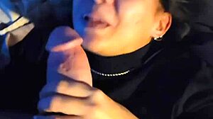 POV CUTIE GAGS ON MASSIVE BWC DEEPTHROAT SUCK CHALLENGE