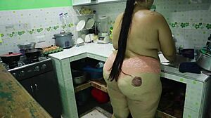 i fuck girlfriend's sister hard in kitchen