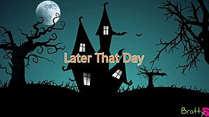 Chanel Camryn Deepthroats Cumshots Facial Halloween 3some Orgy!