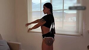 Trainer Fucks Me Hard After Workout Doggy On Shaved Pussy