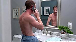 Stepdaughter Aria Banks deepthroats stepdad Big Dick Nick then fucks doggystyle