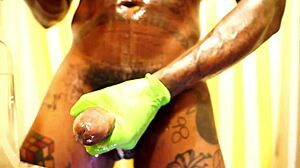 hallelujah johnson worships big black hairy cock forever