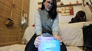 Chubby Italian Milf Soaks Diaper In Pee For Exciting Fetish Masturbation Close-Up