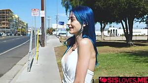 Jewelz Blu Vibrator Pussy Orgasm Public Moan Control