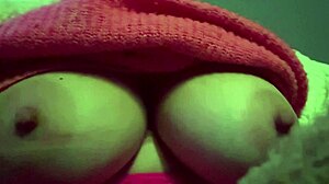 italian milf artemisia love bounces huge natural tits in horny solo