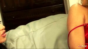 raunchy lesbian maids toy pussies to explosive orgasms together!