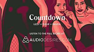 first lesbian 3some at bdsm party 😈 good girl obeys femdom amateur!