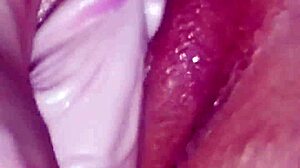 i love my stepmom's super wet pussy with that sensual red lipstick shine