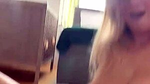 Katerina Hartlova's Busty Curves Mirror Masturbation Tease