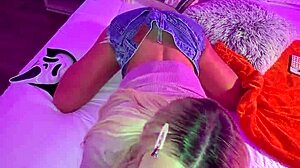 Ghostface Roughly Fucks Hot Blonde Meagan Moore?