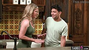 me and cory chase my stepmom we tease then fuck boobs
