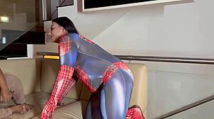 spider woman slurps cock balls deep craving more