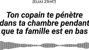 Shh boyfriend fucks you silent while family downstairs tender to intense moans