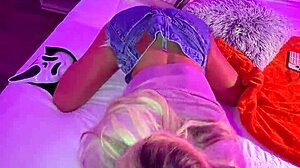 Ghostface Roughly Fucks Hot Blonde Meagan Moore?