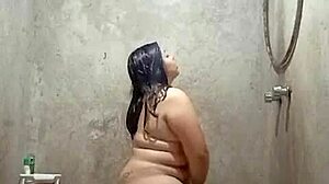Chubby Latina BBW Fingers Saggy Tits Non-Stop?