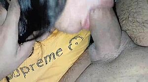 alone with stepsis she gives me epic deepthroat blowjob pov