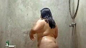 Chubby Latina BBW Fingers Saggy Tits Non-Stop?