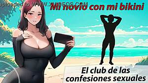 mi novio en mi ropa femenina callejera exhibicion loca