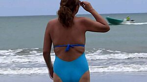 i shave my hairy pussy beachside then fuck brother-in-law after masturbating