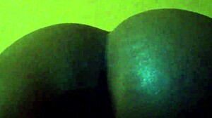 Sloppy Spitting Ebony Black Teen 18+ Facial from Thick Cock Suck