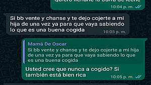 WhatsApp Flirt with Friend's Boss Oscar Leads to Another Creampie Fuck