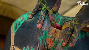 Sexy Alt Dreadhead Goth Rides Cock With Ass To Mouth Action