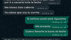 WhatsApp Flirt with Friend's Boss Oscar Leads to Another Creampie Fuck