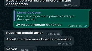 WhatsApp Flirt with Friend's Boss Oscar Leads to Another Creampie Fuck