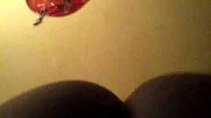 Sloppy Spitting Ebony Black Teen 18+ Facial from Thick Cock Suck