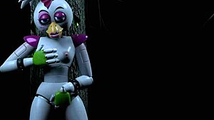 Chica strips naked in forest riding fingers deep into her wet pussy naturally