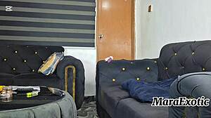 thick horny milf mara exotic squirts hard in solo play