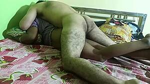 husband pounds black mature aunty's asshole as she moans cries