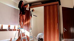 whoa this perfect body girl's blowjob and ride is insane! 🍆💦