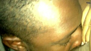 raw tongue dives into juicy pregnant chocolate pussy