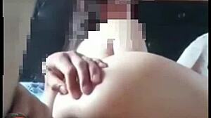 Religious girlfriend limits sex to anal creampie in dorm
