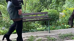 Mother-in-Law Dominates with Saggy Tits Pantyhose Control
