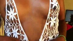 Muscular Milf Rips Teen Girlfriend's Dress for Creampie