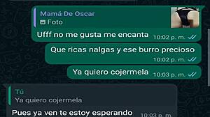 WhatsApp Flirt with Friend's Boss Oscar Leads to Another Creampie Fuck