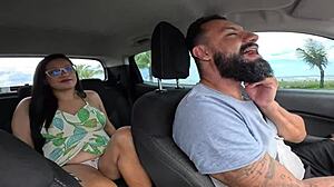 RAQUEL LOVES ANAL NO CONDOM IN CAR PUSSY POUNDED BARE!